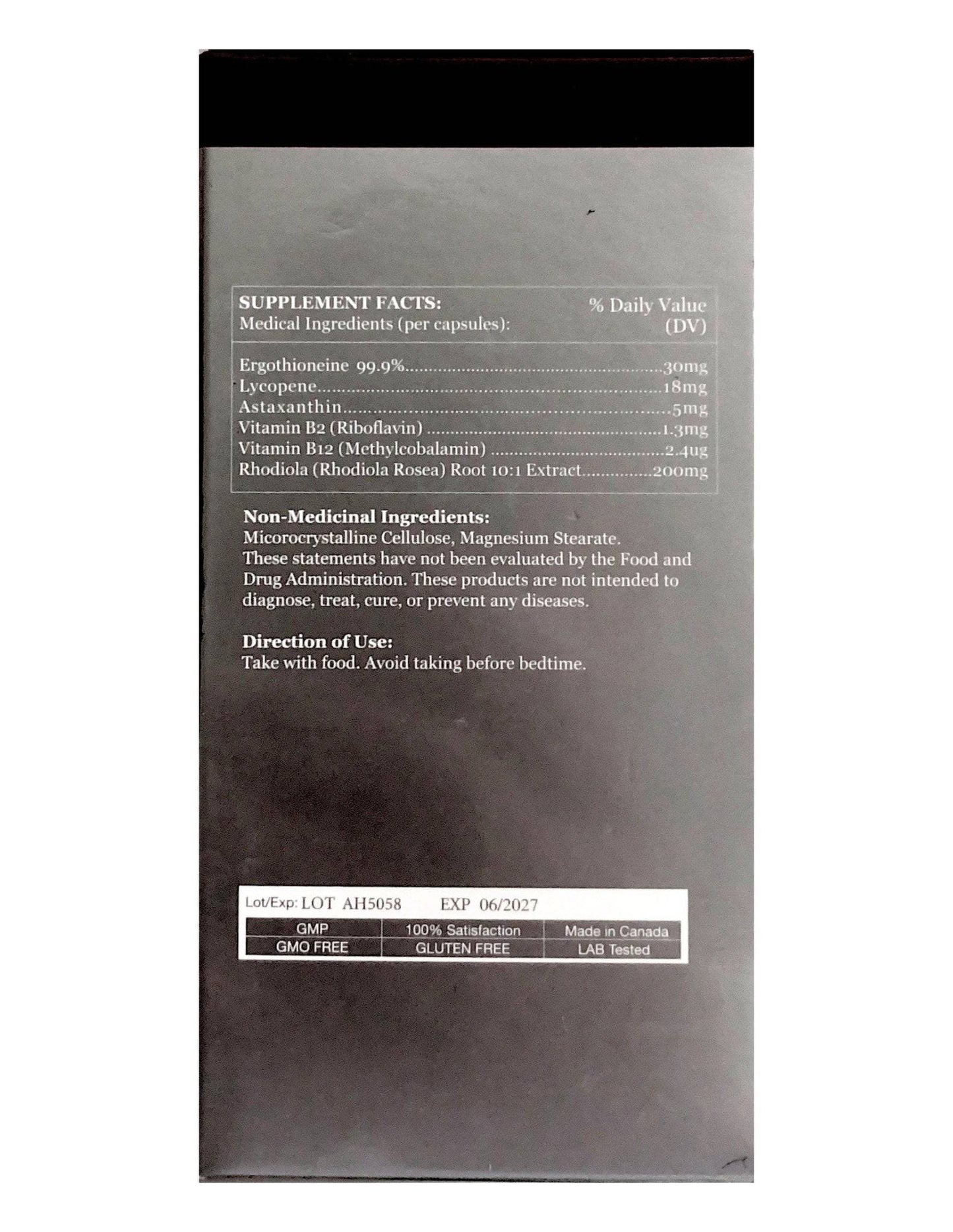 Fopiz 麥角硫因保健食品,EGT童顏瓶,抗衰老增活力,嫩膚美白,營養補充劑,全面細胞健康支持